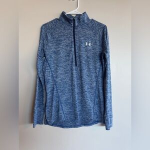 Under Armour Tech Twist 1/2 Zip Pullover Blue Women’s Small Running S